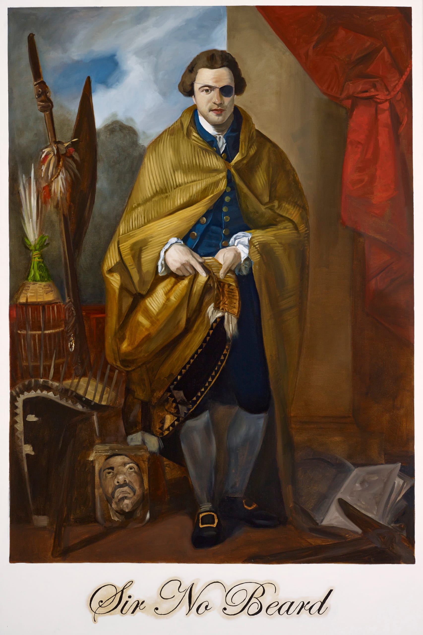 Daniel Boyd, Sir No Beard, 2007. Courtesy of the artist. Photograph by Felicity Jenkins for the Art Gallery of New South Wales.