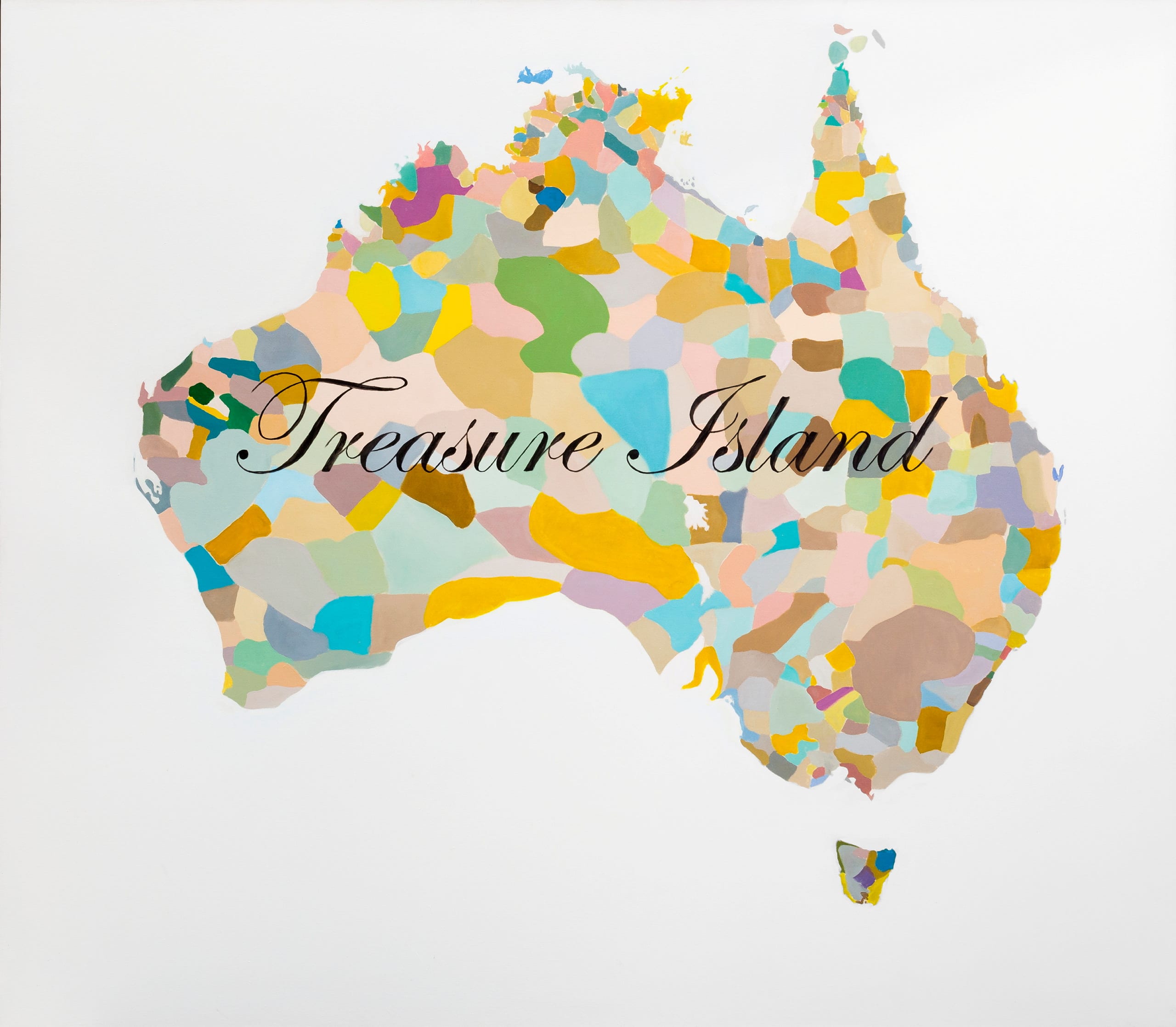 Daniel Boyd, Treasure Island, 2005. Courtesy of the artist and James Makin Gallery.
