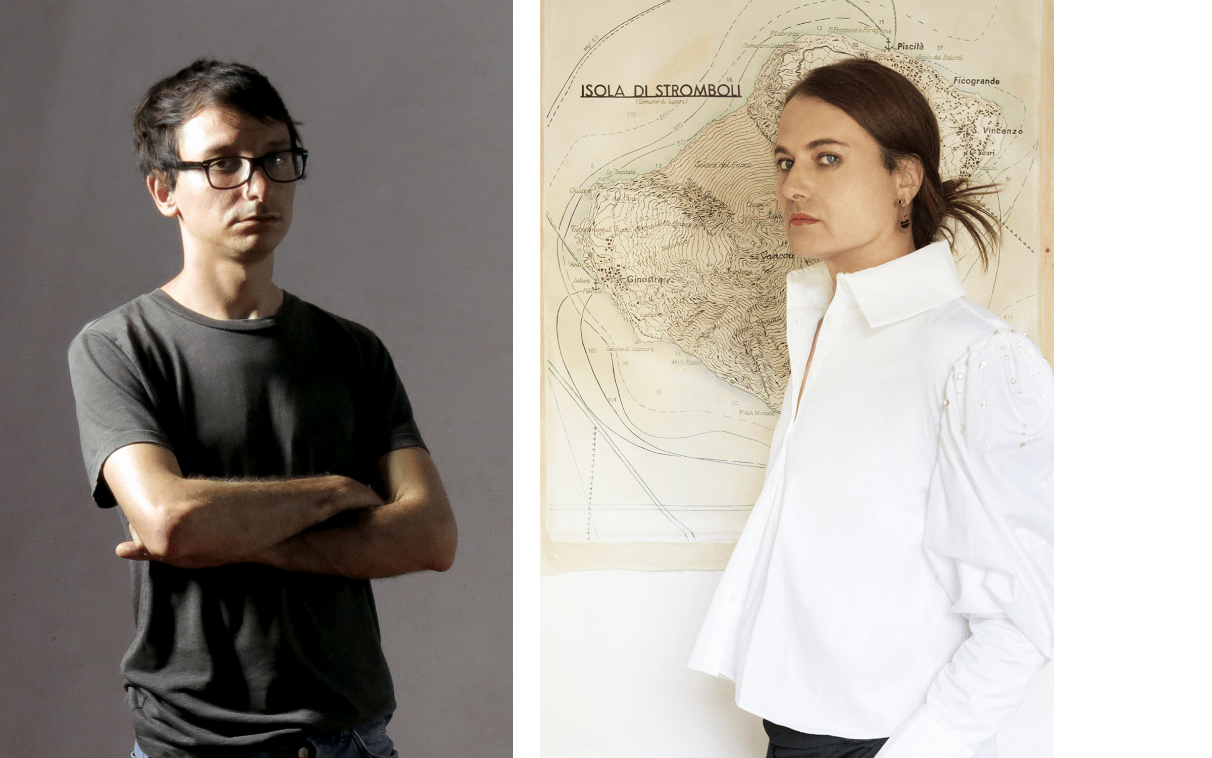 Santiago Villanueva and Milovan Farronato, participants in The Curator as Activist | Where Politics and Aesthetics Intersect