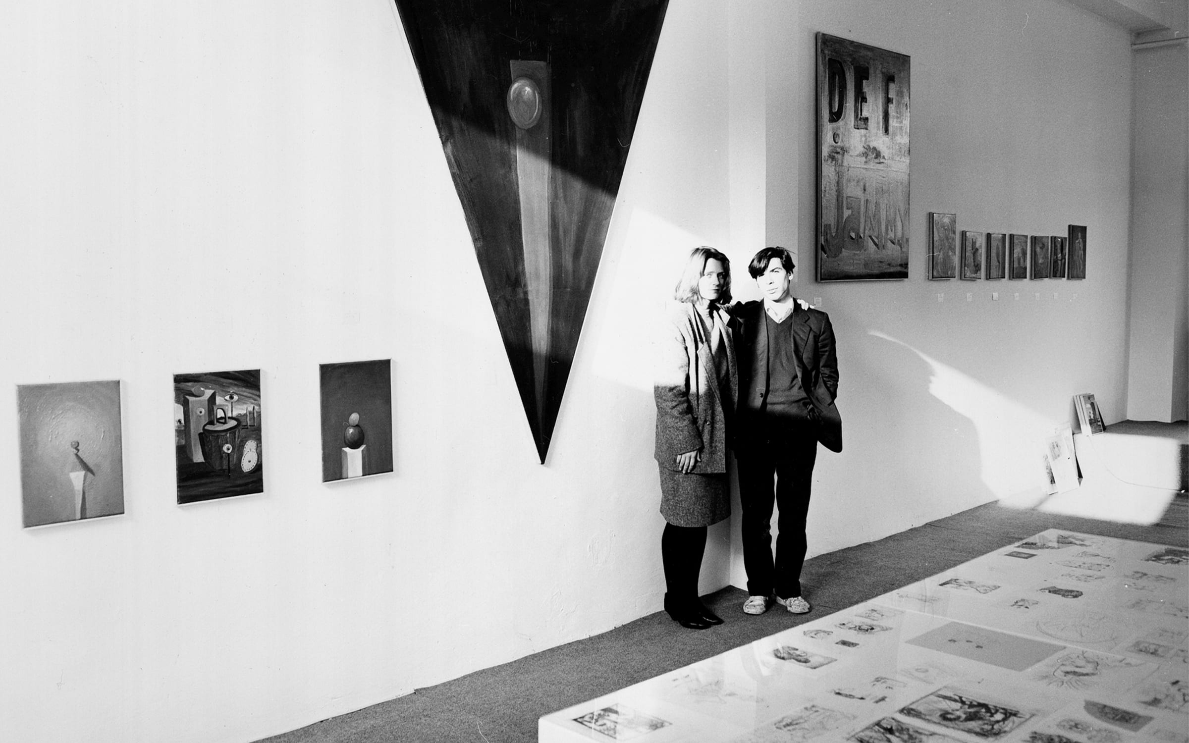 Monika Sprüth et George Condo, 1984. Avec l'aimable autorisation de Sprüth Magers.