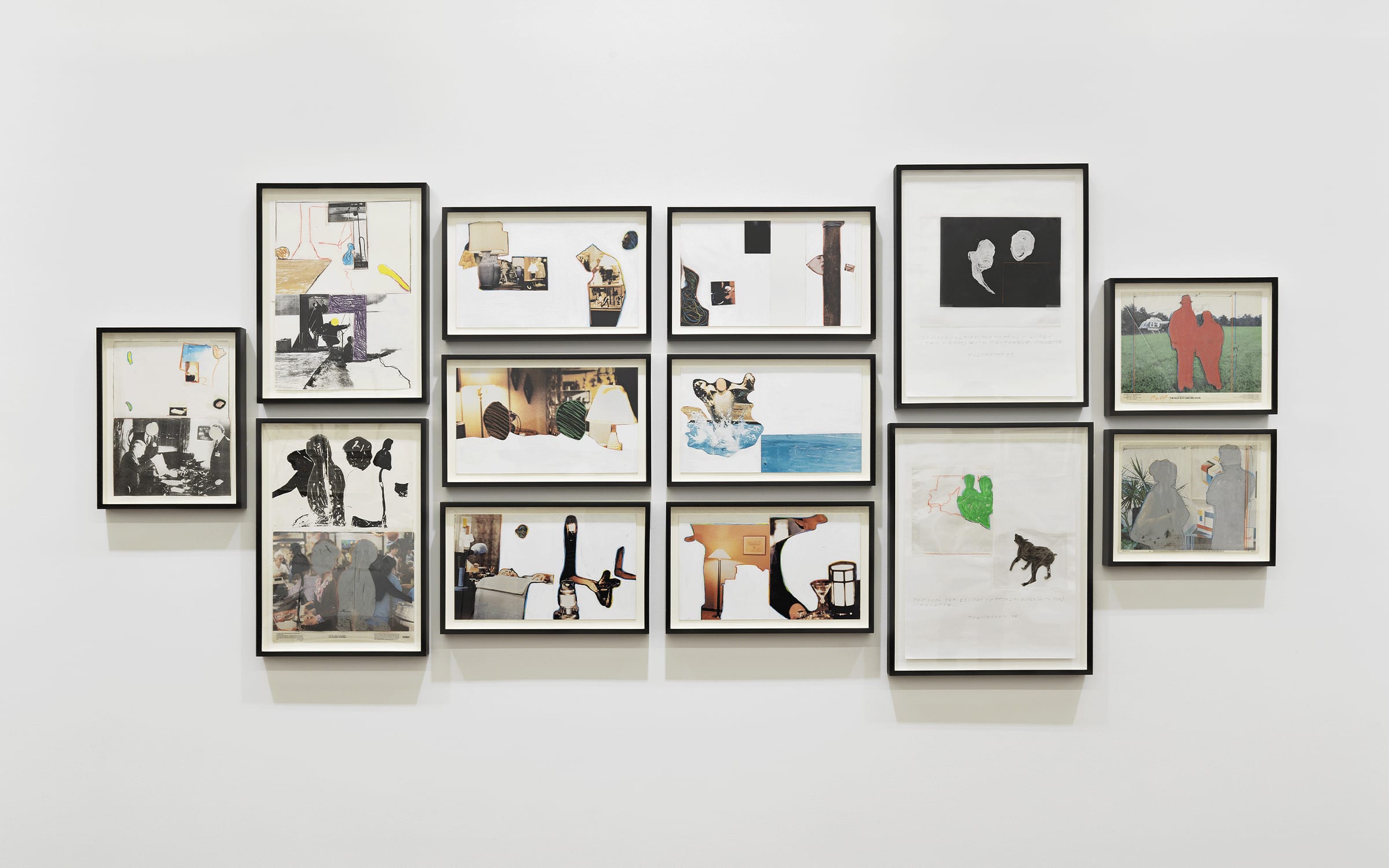 Installation view of John Baldessari’s exhibition ‘The Story Underneath’ at Sprüth Magers, New York, 2022. Photograph by Genevieve Hanson. Courtesy of the estate of John Baldessari and Sprüth Magers.