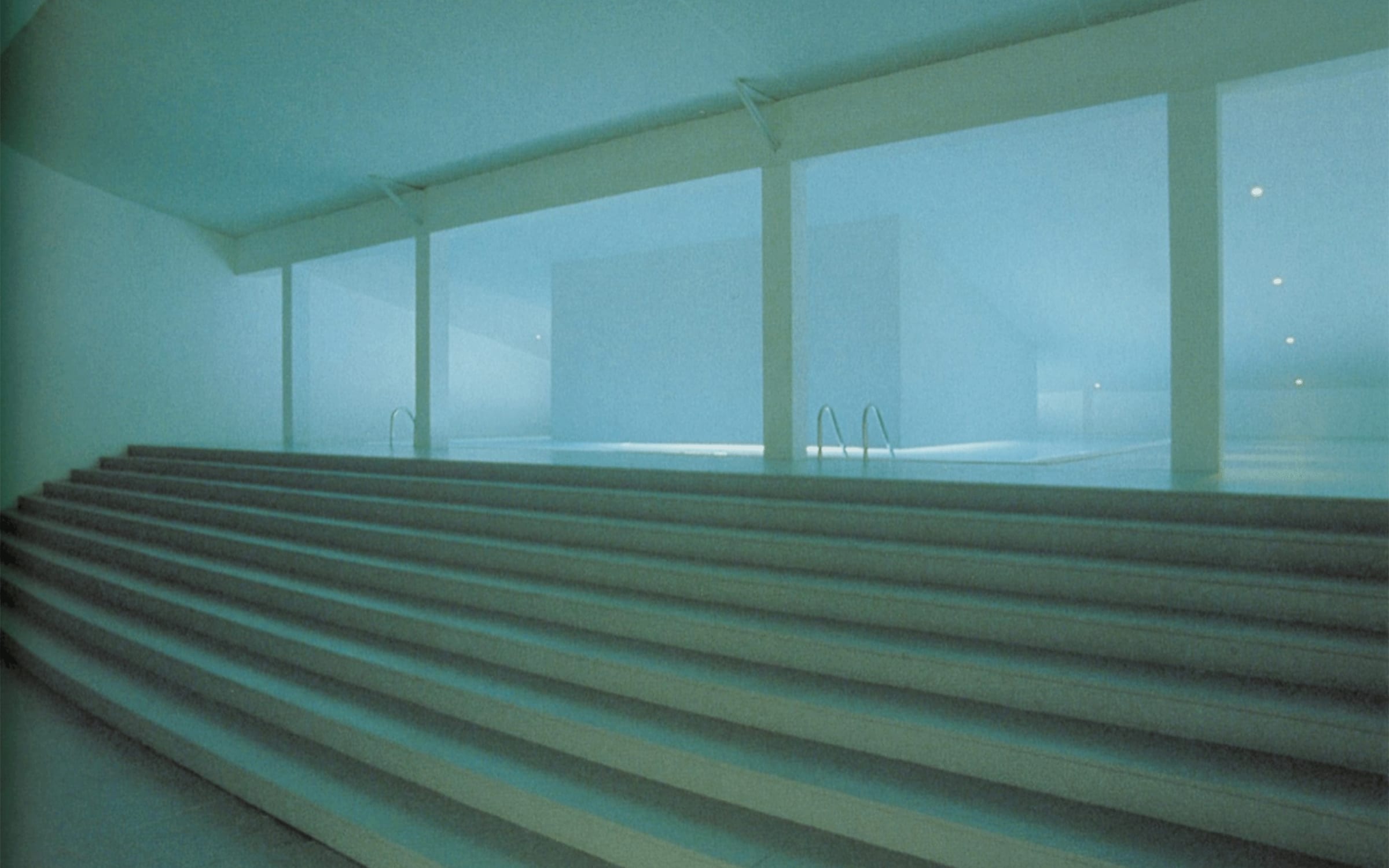 James Turrell, Heavy Water. Installation view at Confort Moderne, Poitiers, France, May 28 – October 11, 1992. Photograph by Florian Holzherr. Courtesy of the artist and Almine Rech © James Turrell