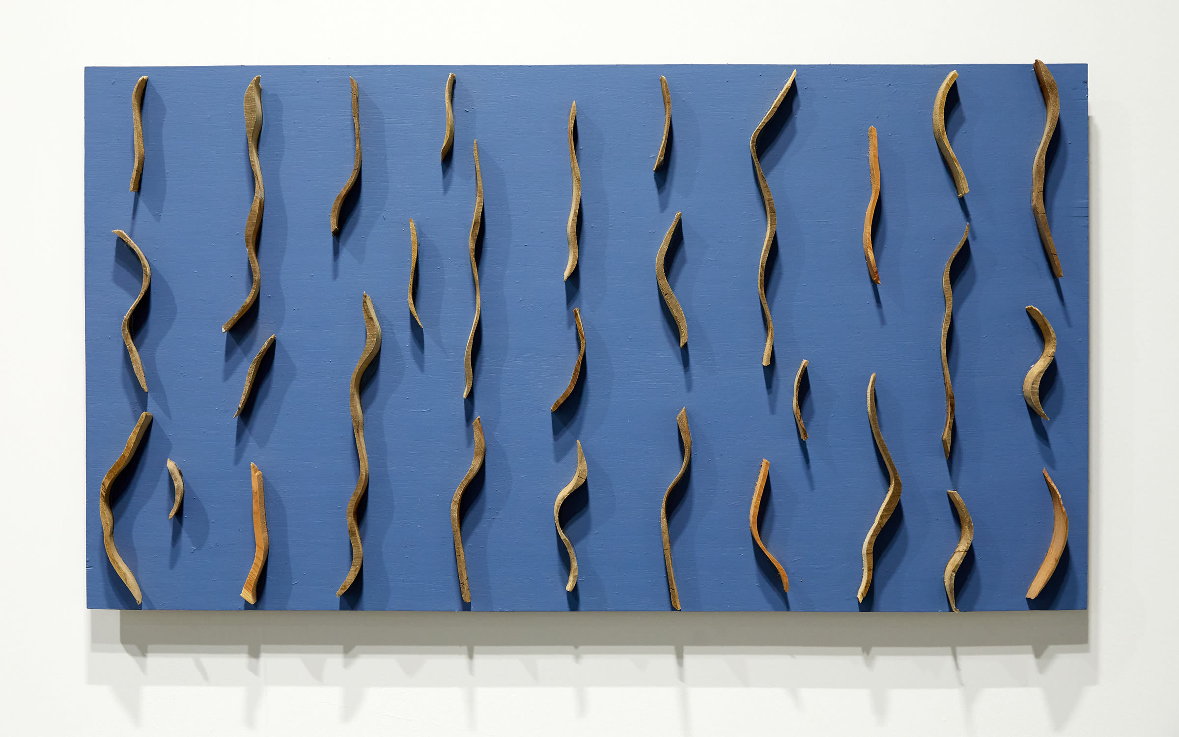 Kishio Suga, Lines Wall, 2002, presented by Tokyo Gallery + BTAP at Art Basel Hong Kong 2019.