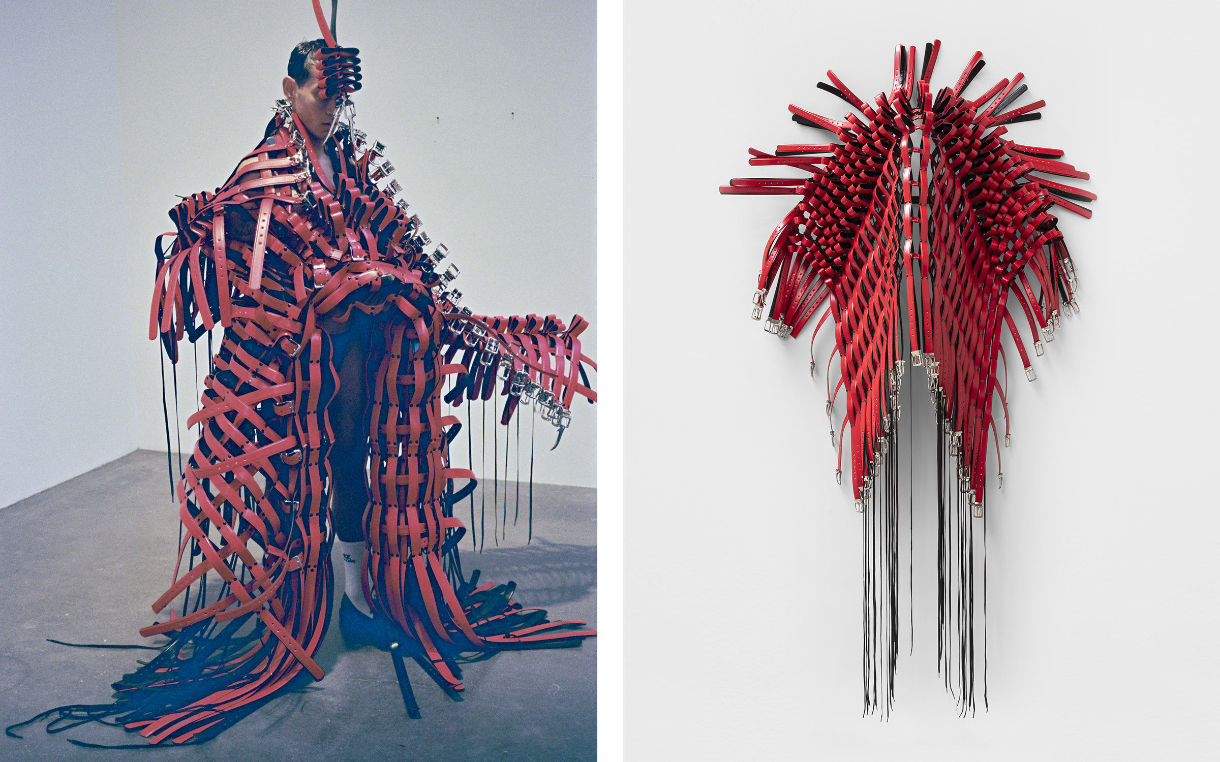 左： Bárbara Sánchez-Kane ，《Look 3》，2023，圖片由藝術家提供；右： Bárbara Sánchez-Kane ，《Look 3》，2023，圖片由Kurimanzutto藝廊提供