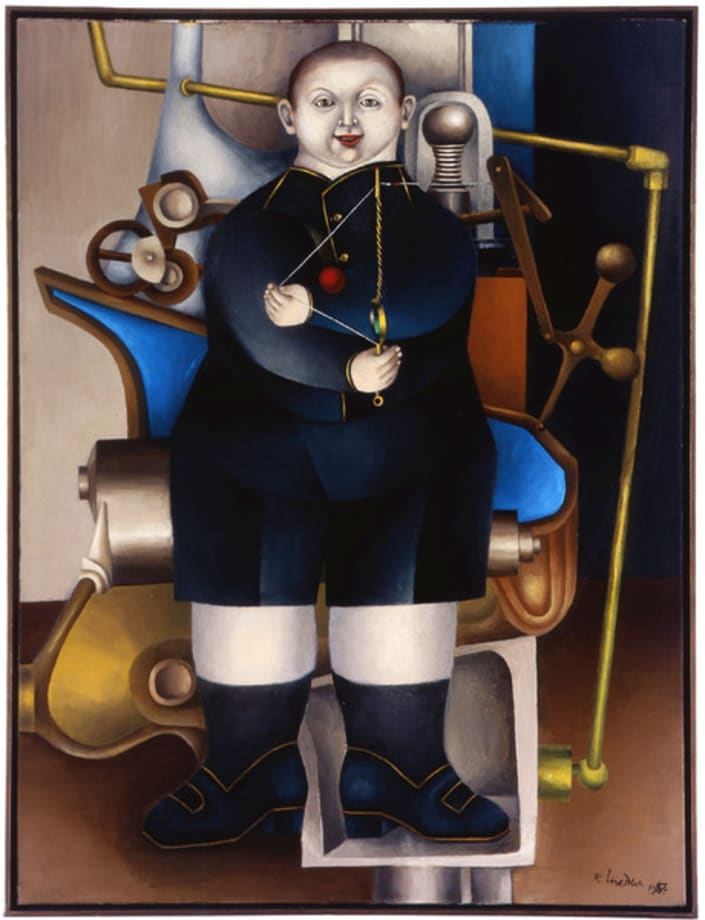 Richard Lindner | Boy with Machine, 1954