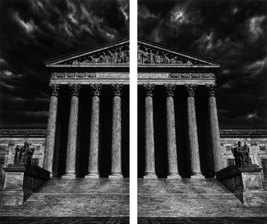 Untitled (The Supreme Court of the United States (Split)) by Robert Longo