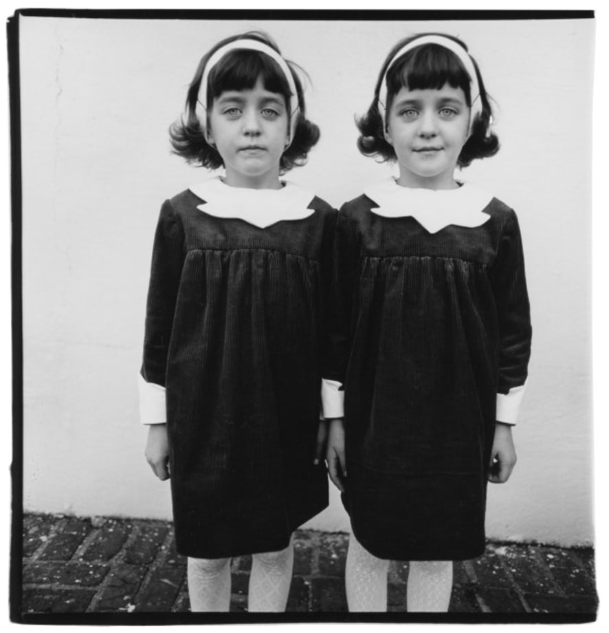 Identical twins, Roselle, N.J. 1966 by Diane Arbus