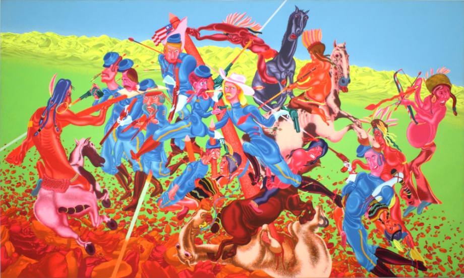 Custer's Last Stand #1 by Peter Saul