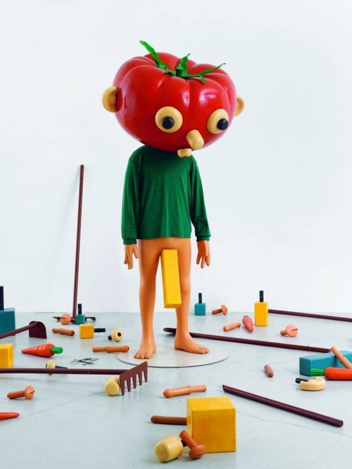 Tomato Head (Green) by Paul McCarthy
