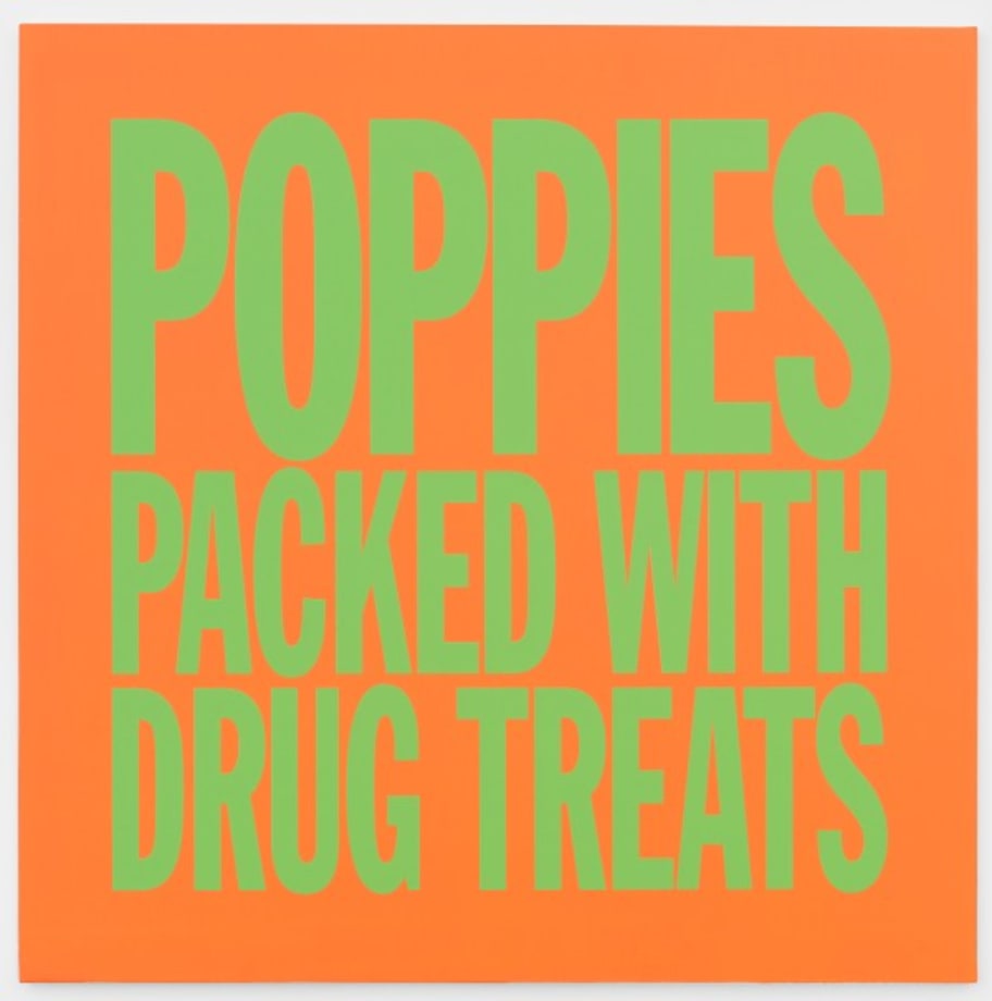 POPPIES PACKED WITH DRUG TREATS by John Giorno