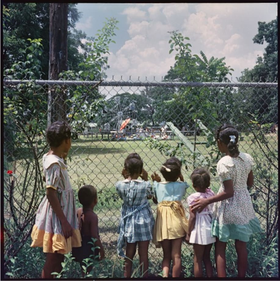 Outside Looking in, Mobile, Alabama by Gordon Parks
