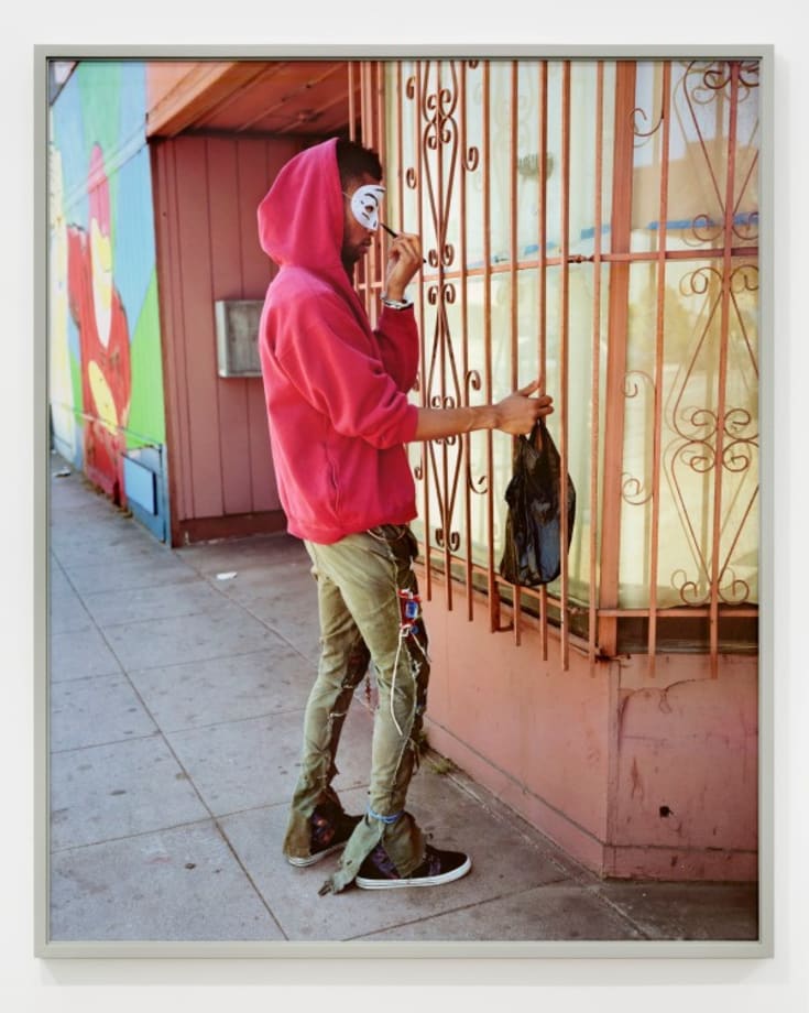 Jeff Wall Mask maker, 2015