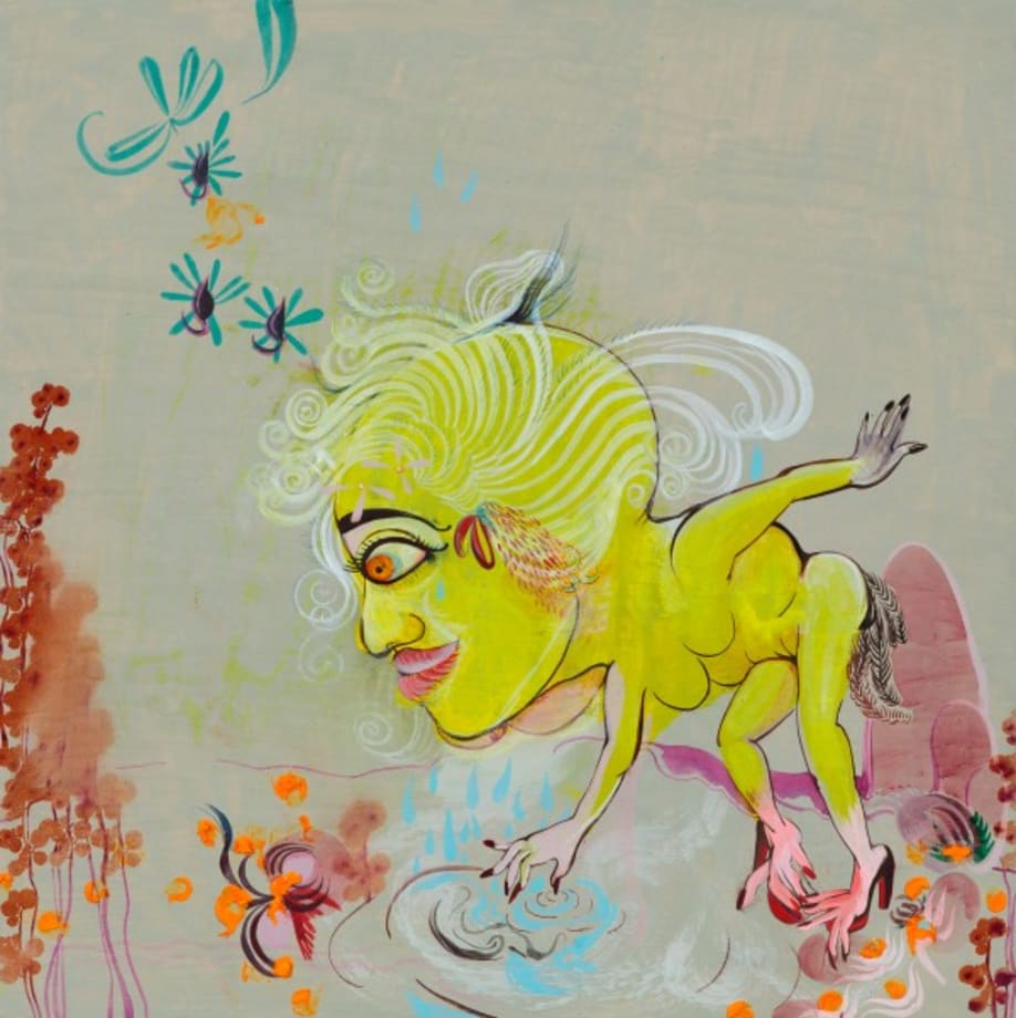 Rina Banerjee In Plain Sight A Tear Seemed To Surge Out Of The Most Left Eye In Pocket Hidden Piled High Seeds Timeless Pinched Her For A Plenty With Teeth Tickles