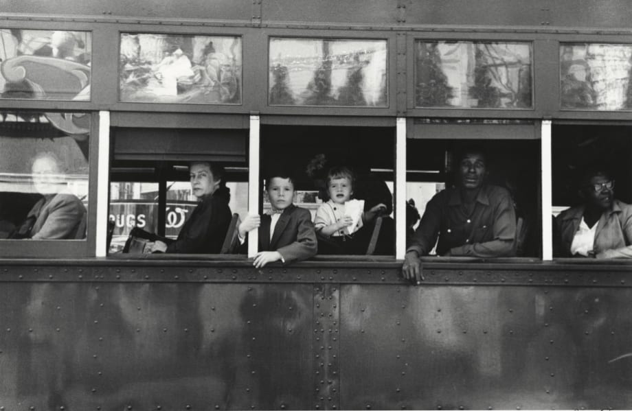 Trolley - New Orleans by Robert Frank