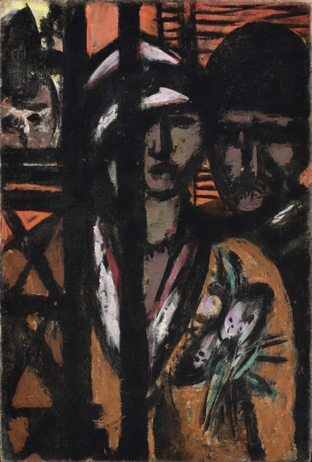 Max Beckmann "Small Door Yellow and Rose",