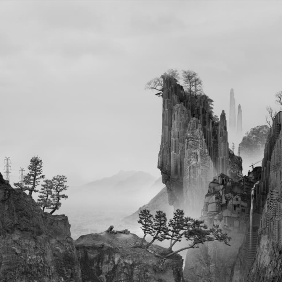 Yang Yongliang Time Immemorial The Cliff 2016