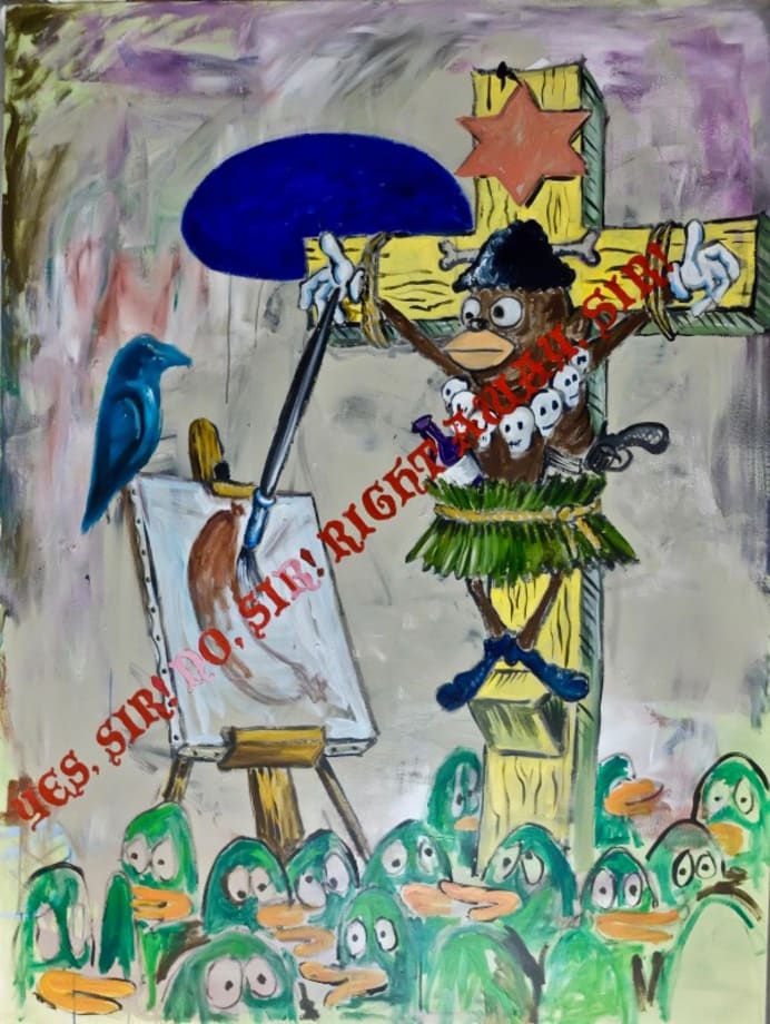 Manuel Ocampo Yes, Sir! No, Sir!, Right Away, Sir!, 2017