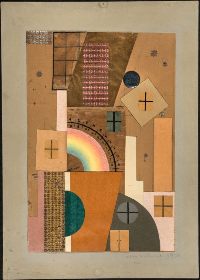 Otto Griebel Der Turm des Regenbogens, 1920