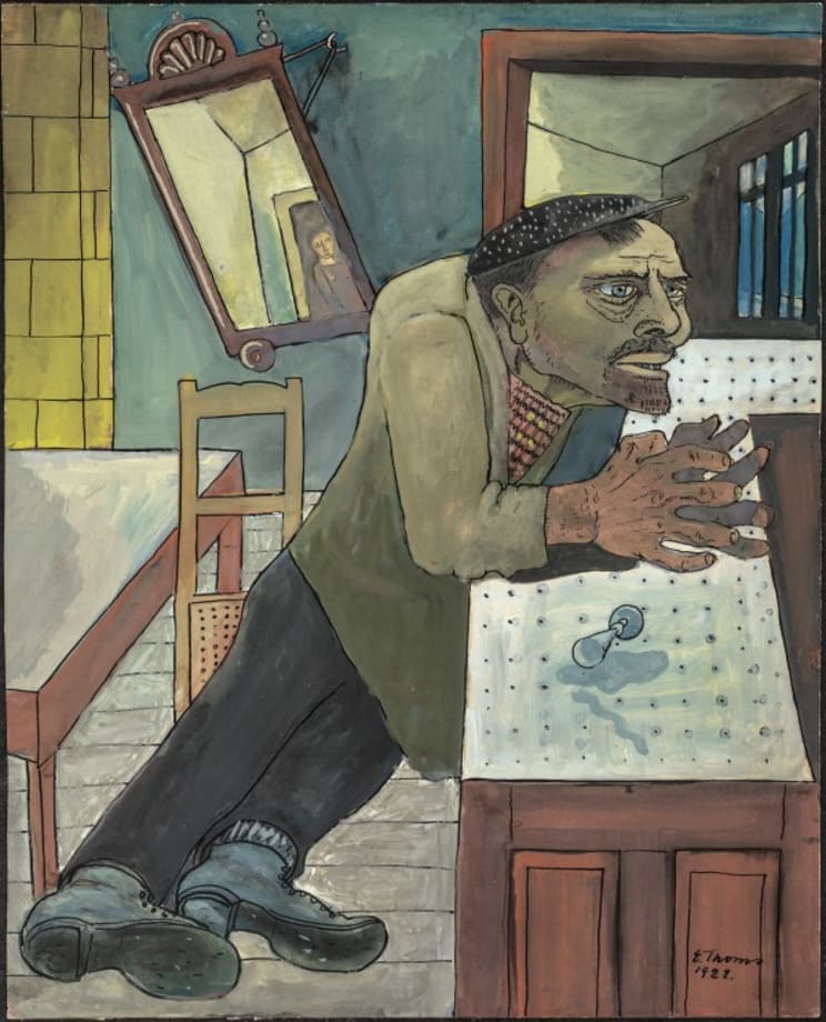 Ernst Thoms Trunkenbold In Kneipe 1922