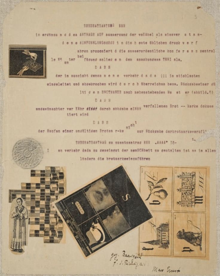 Typoskript-Manifest / FaTaGaGa by Max Ernst
