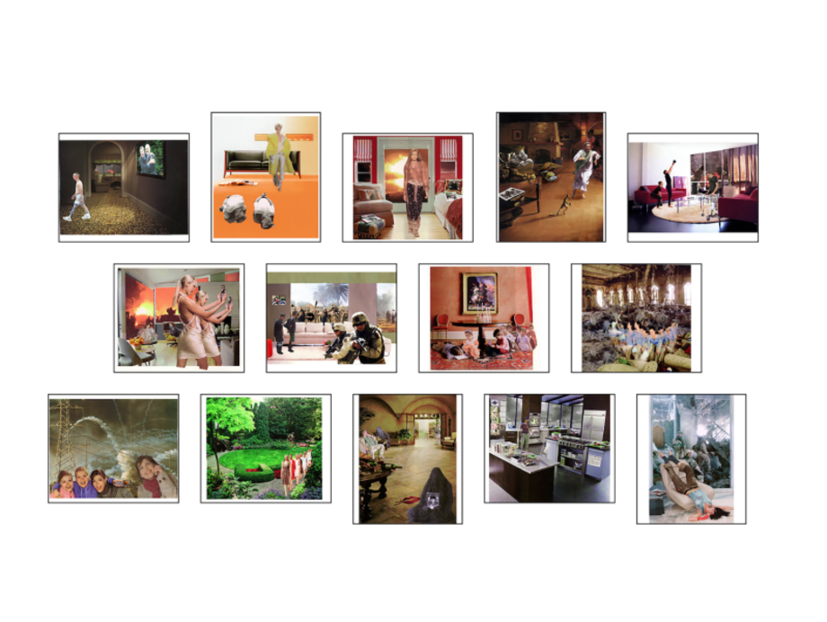 Martha Rosler From the series “House Beautiful, Bringing the War