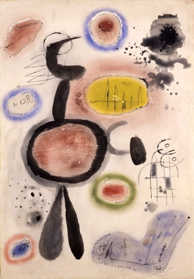 Joan Miro Graphisme Poeme La Zone Vers L Oiseau D Or 1952