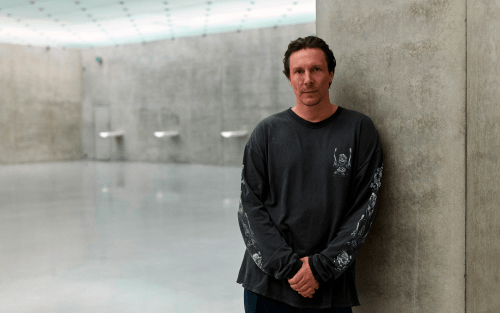 Artist Cyprien Gaillard touches the void