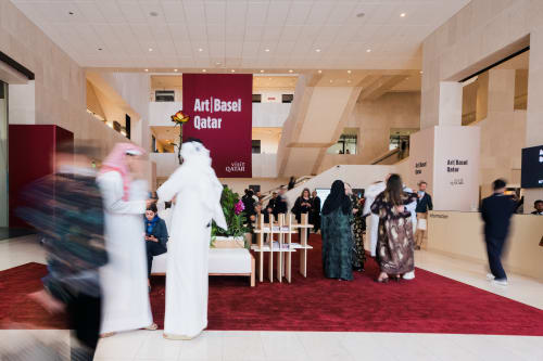 Official image for Art Basel Qatar 2027 partnership and premium-airline partnership