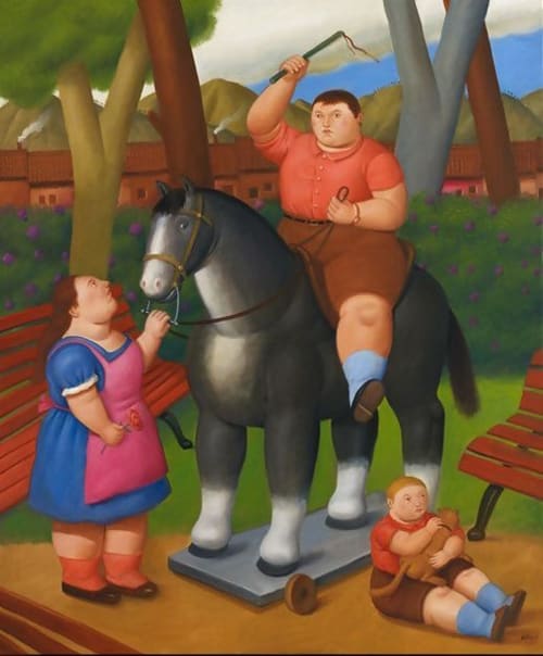 Fernando Botero、IL BAGNO、海外版希少レゾネ、状態良好 253 The Art Of Fernando Botero Stock Photos, High-Res