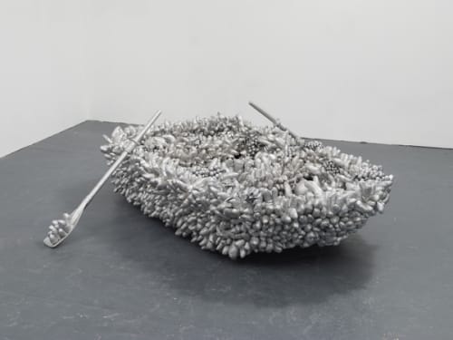 Yayoi Kusama | Walking on the Sea of Death, 1981 | Art Basel