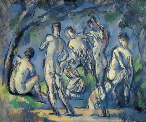 CP Art Board Paul Cezanne Baumgruppe 1900 