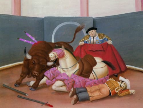Fernando Botero、IL BAGNO、海外版希少レゾネ、状態良好 Botero_El_Quite_1991_353167_l-