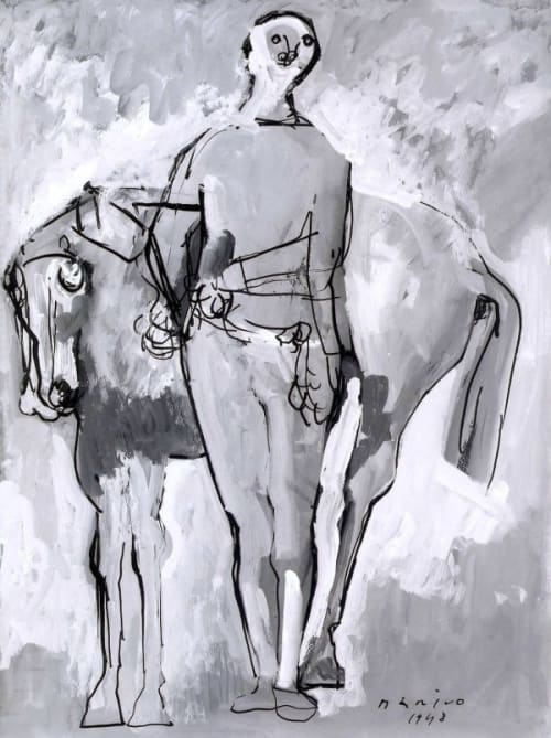Marino Marini | Giocoliere e cavallo, 1948 | Art Basel
