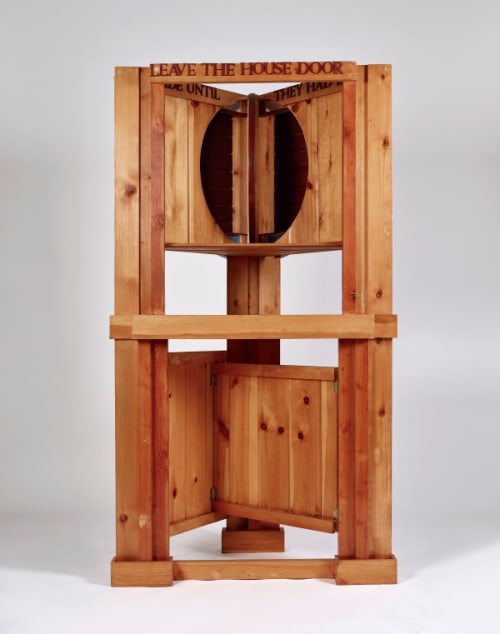 Siah Armajani Dictionary for Building Fireplace Mantel with Window