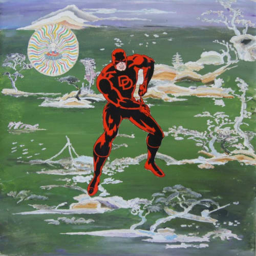 Tim Johnson Fan Painting 4, 2015