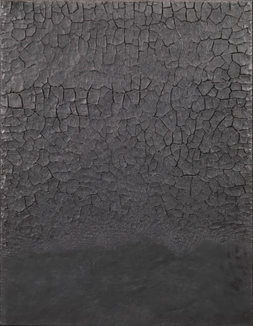 Alberto Burri | Nero Cretto, 1975 | Art Basel