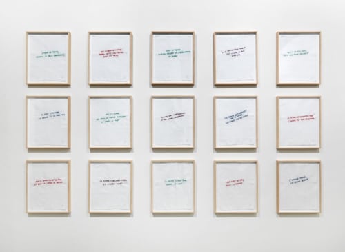 Annette Messager | Ma collection de proverbes, 1974 | Art Basel