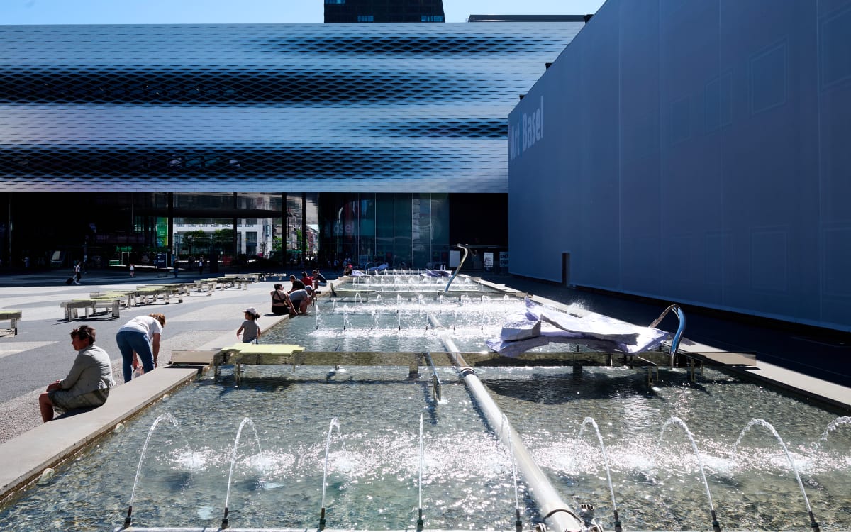 Artist Nairy Baghramian reimagines the Messeplatz fountain
