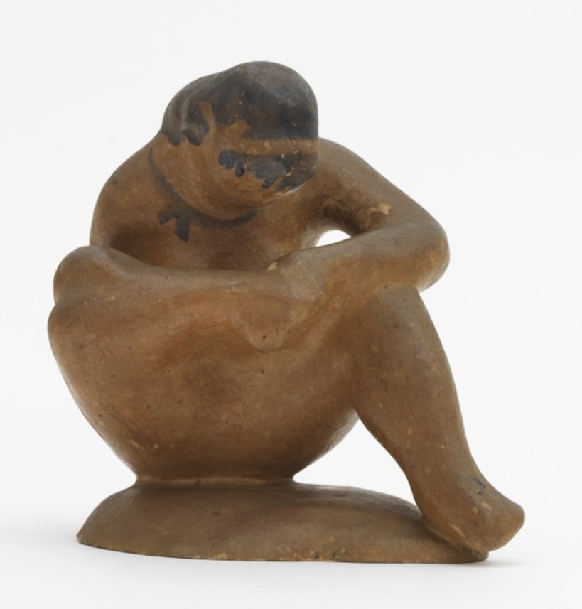 “Spinario-Seated Woman”