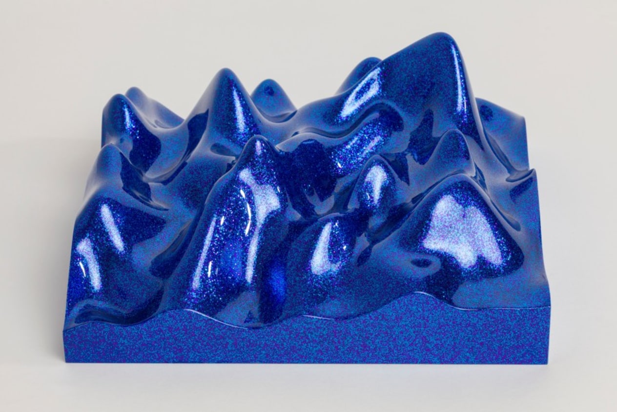 Unknown Pleasure, Metal Flake 013118 blue indigo