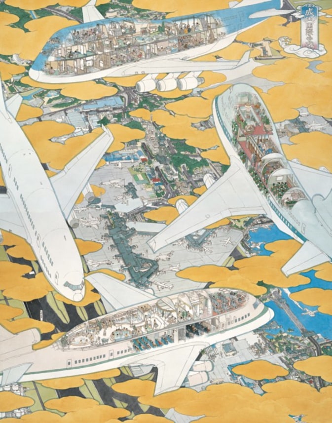 Narita International Airport: Various Curious Scenes of Airplanes