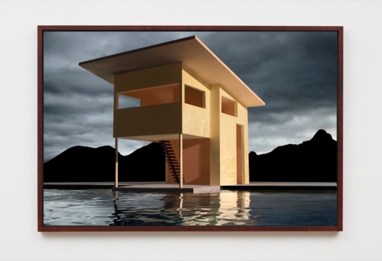 Yellow House on Water