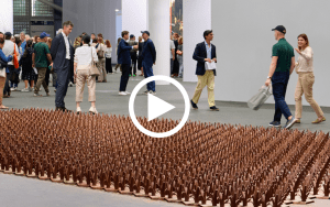 A drone tour through Art Basel’s Unlimited sector