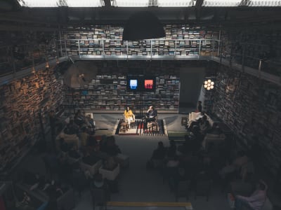 Once the legendary couturier’s library and studio, the 7L Bookshop has found a new lease of life