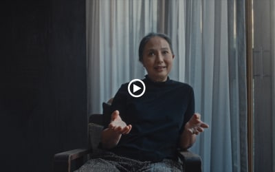 She opens her Bangkok studio, filled with works inspired by breasts, Buddhist structures – and culinary experiments   
 