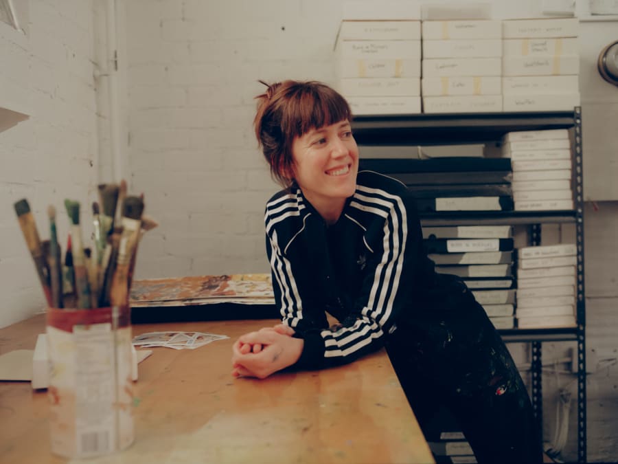 Find out why painter Claire Tabouret turned to fake fur
