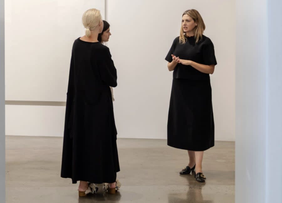 Los Angeles: after hours at Pace Gallery with a senior director