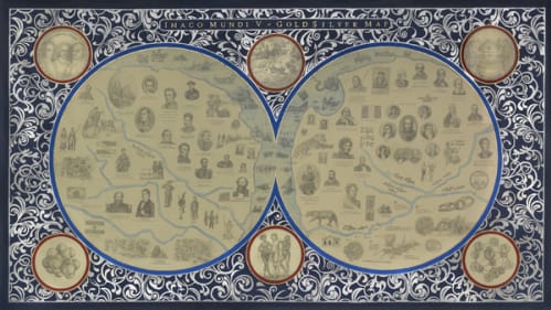 Imago Mundi V. Goldsilver Map