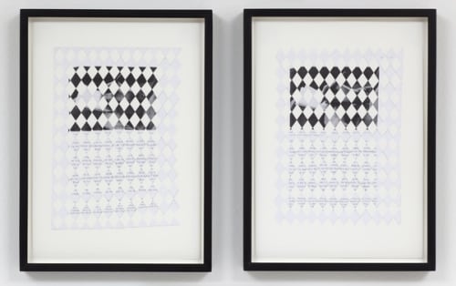 Melanie Kleins schreibende Hand mit Notizblock