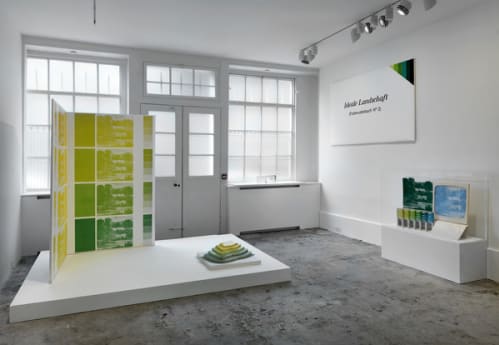 Works from the Ideale Landschaft (Ideal Landscape) series, installation view, Raven Row, London, 2014